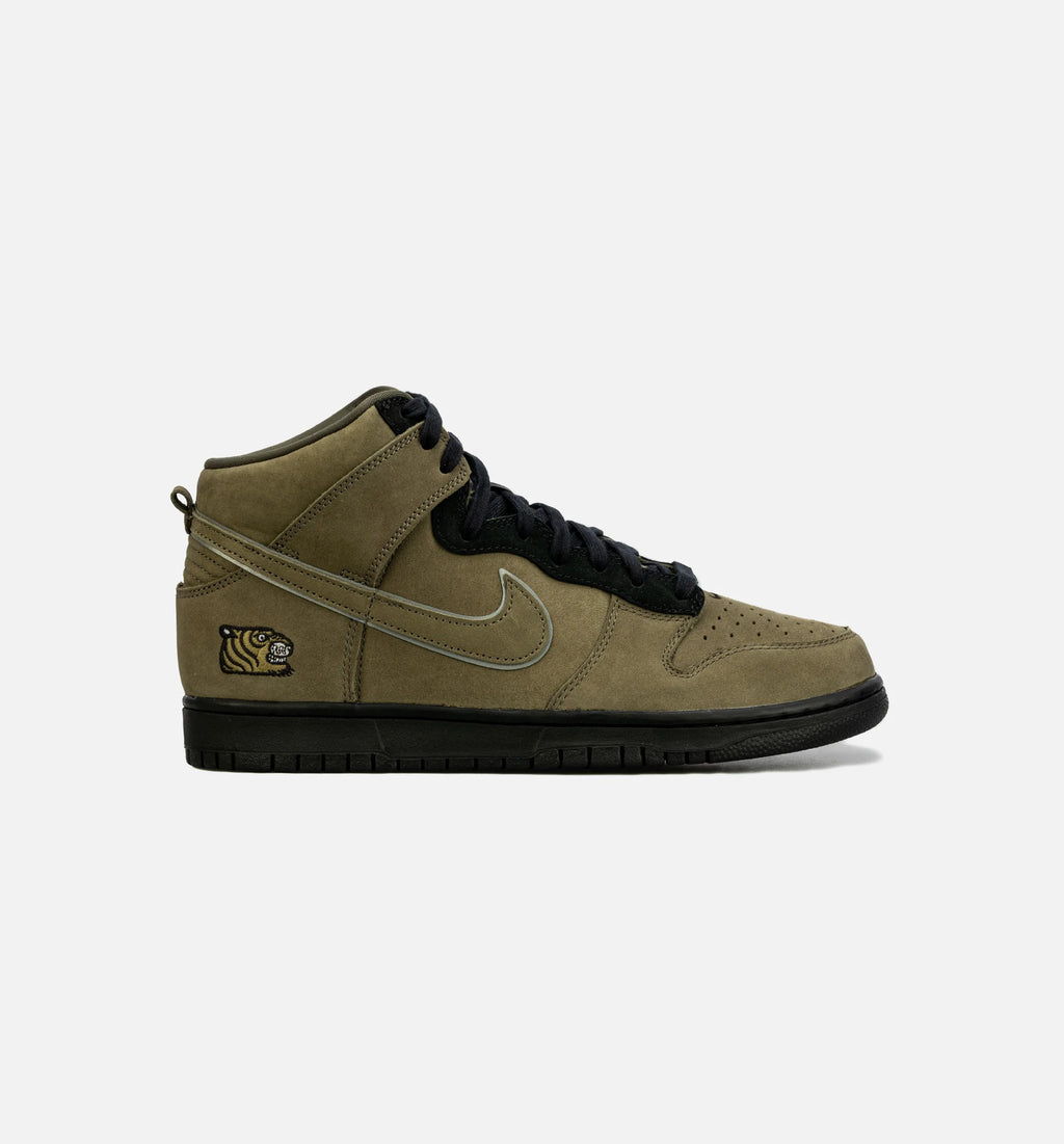 Dunk High x SOULGOODS 90s Mens Lifestyle Shoe Olive Green