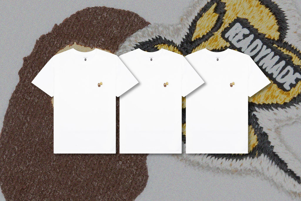Readymade x A Bathing Ape 3PC Tees White