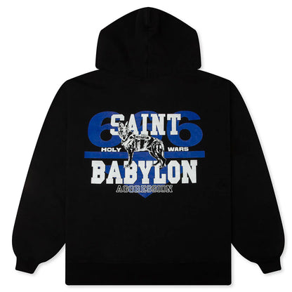 Saint M6 x Babylon Triple 6x Dog Hoodie Black