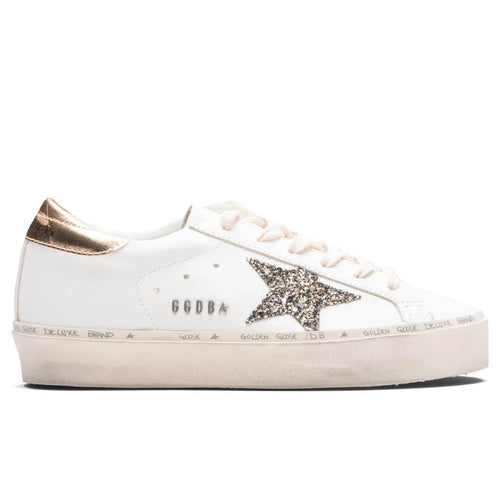 Womens Hi Star White Black Gold Gold