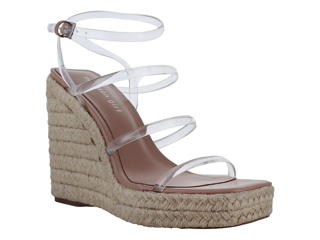 Sandalias Plataforma Madden Girl Transparentes para Mujer
