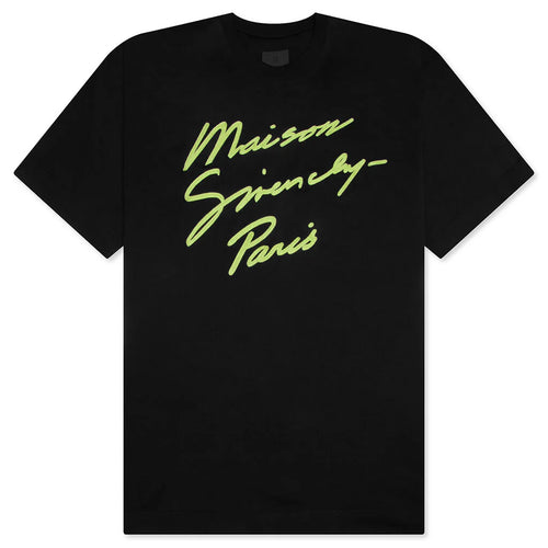 Maison T Shirt Black Green