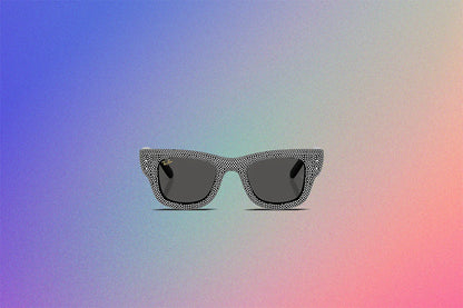 Ray Ban x AAP Rocky Wayfarer Puffer Crystal Pavé Edition Black Strass Pave