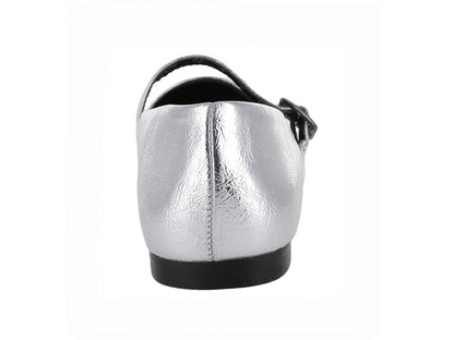 Zapatos Planos Luna Rosa Plata para Mujer