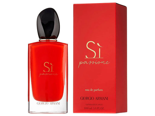 Perfume Giorgio Armani Sí Passione Rojo para Mujer