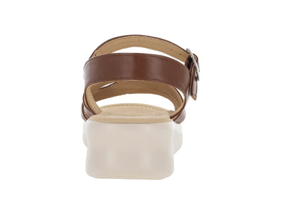 Sandalias Clinton Plataforma Color Tan para Mujer