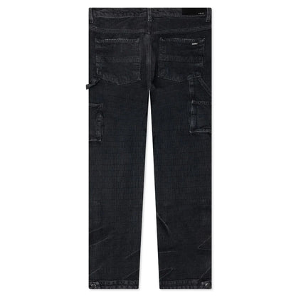 Jacquard Carpenter Jean Faded Black