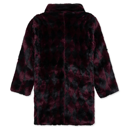 Pea Coat Navy Bordeaux