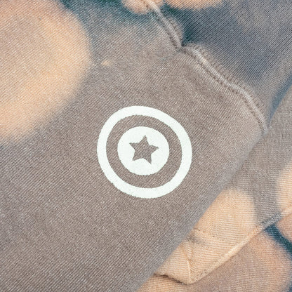 Hand Dye Shark Full Zip Hoodie Green