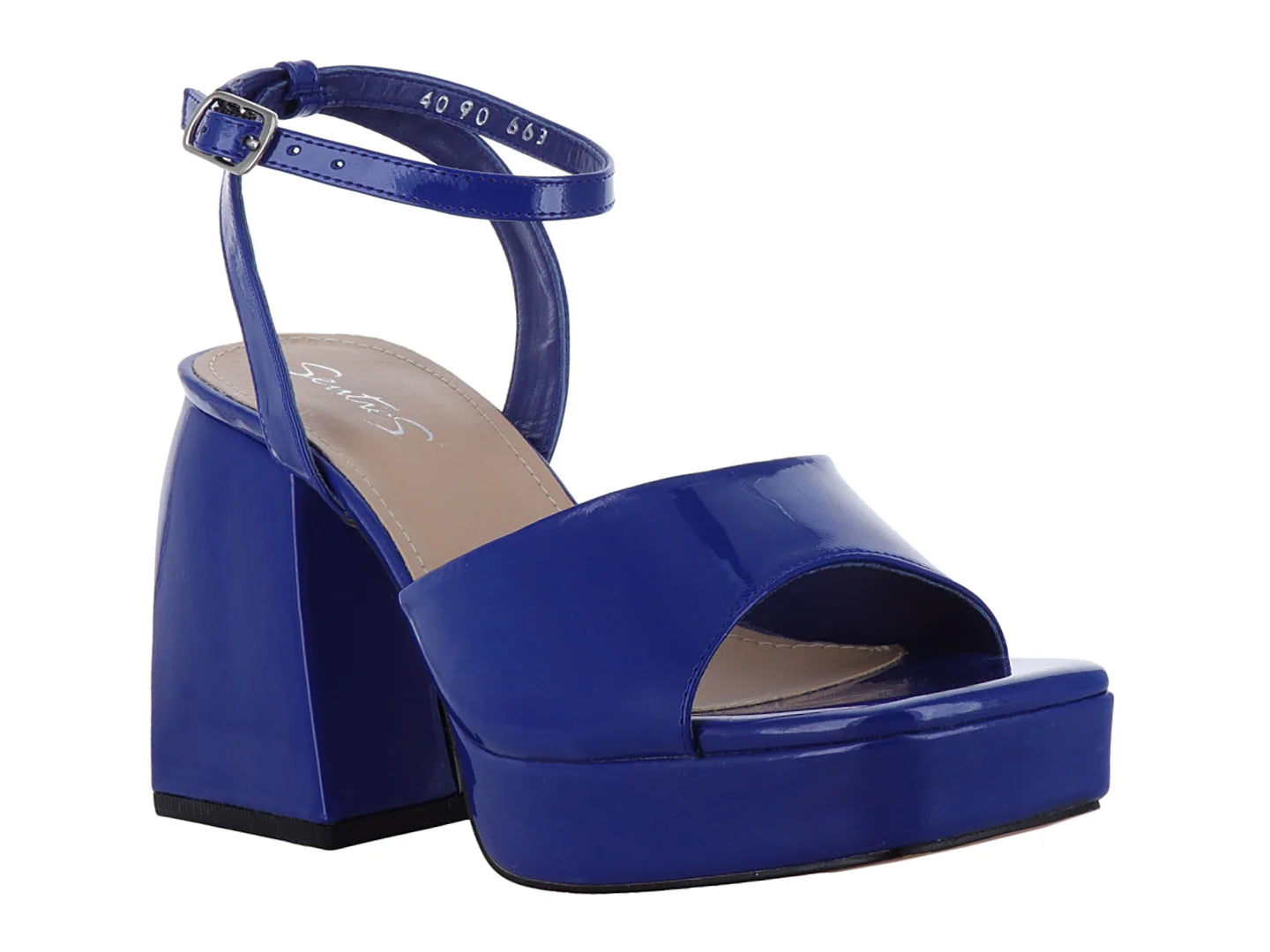 Zapatillas Senties Color Azul Cobalto para Mujer