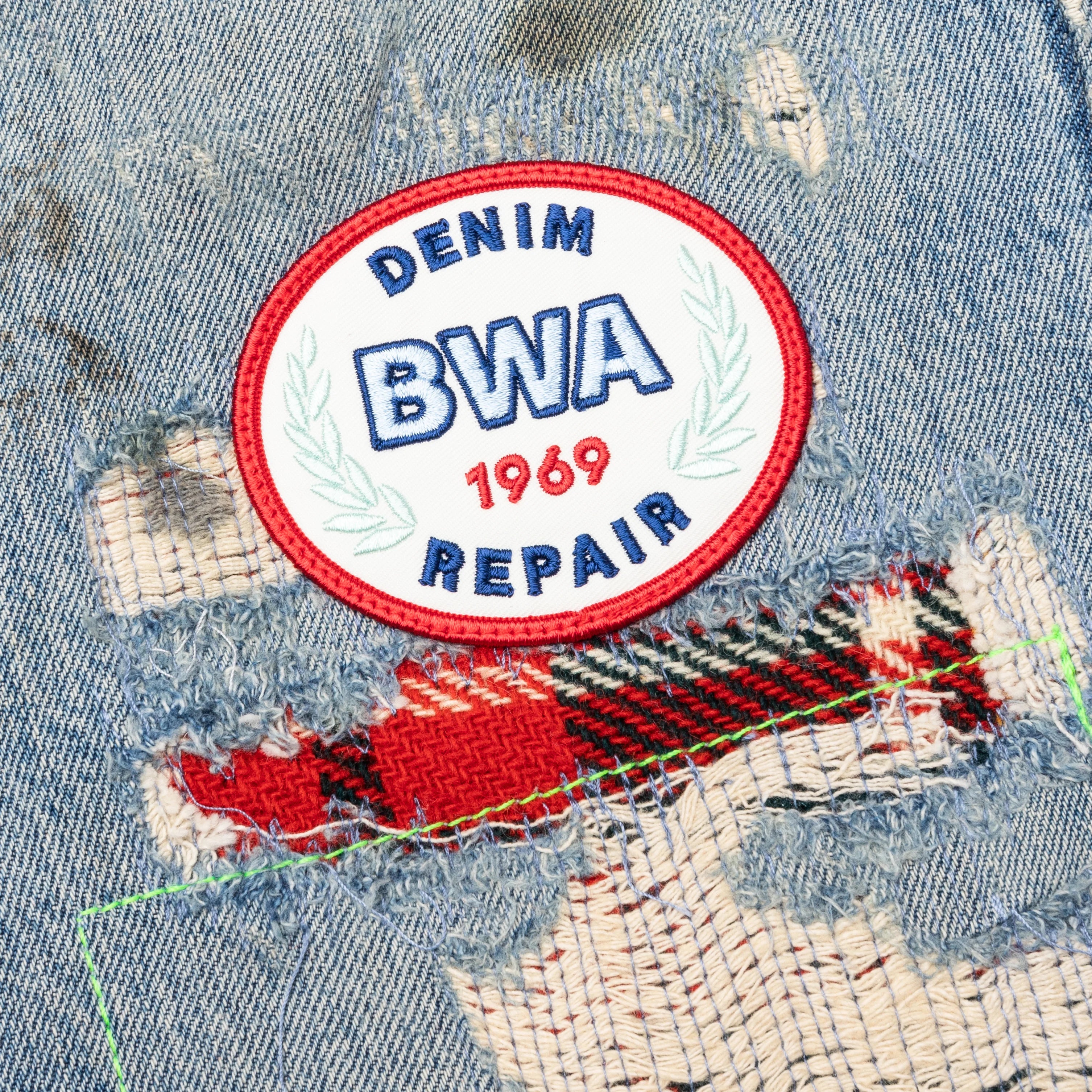 Denim Repair Pants Indigo