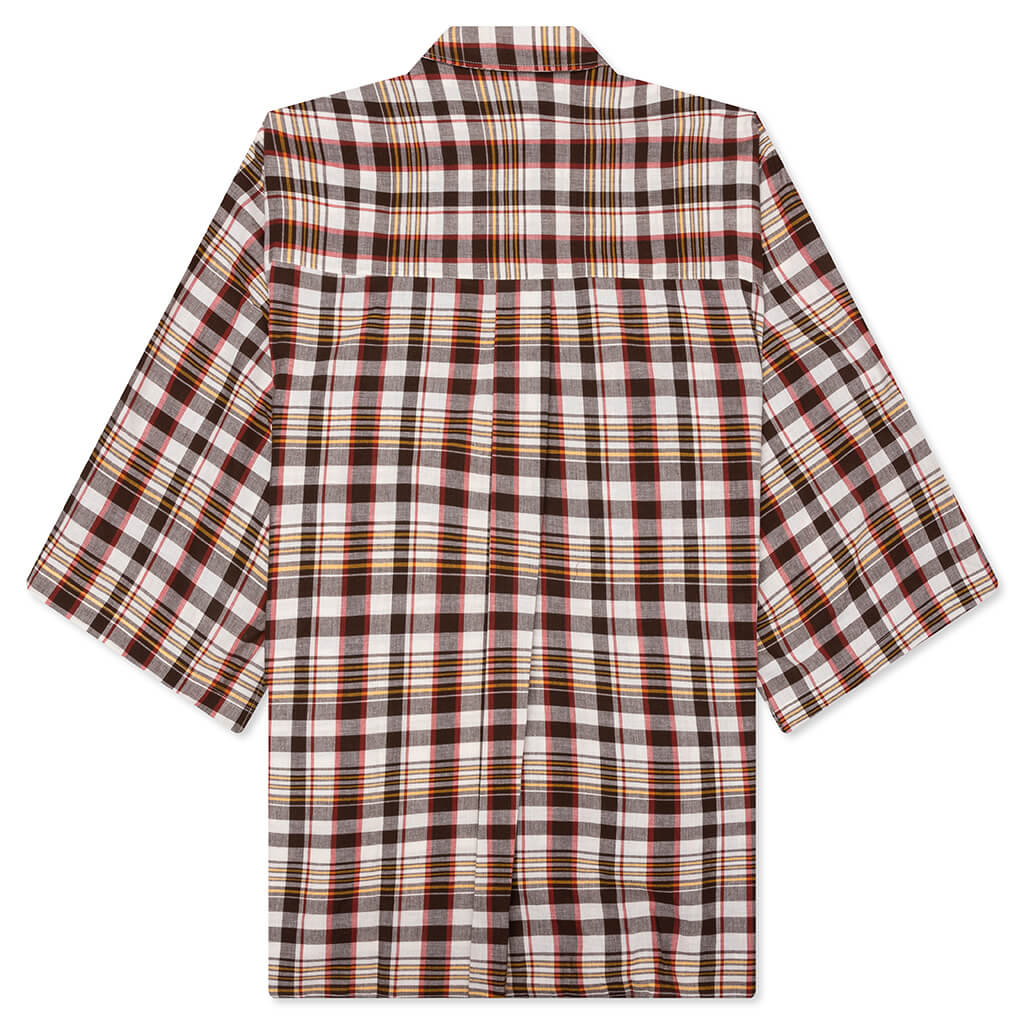 Hacienda S S Shirt Brown Check