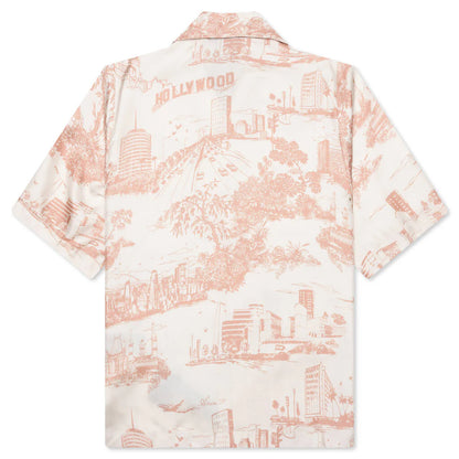 LA Landmark Bowling Shirt Alabaster