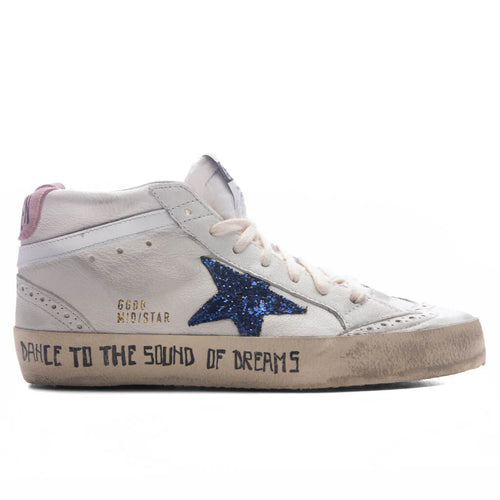Womens Mid Star White Blue Pink