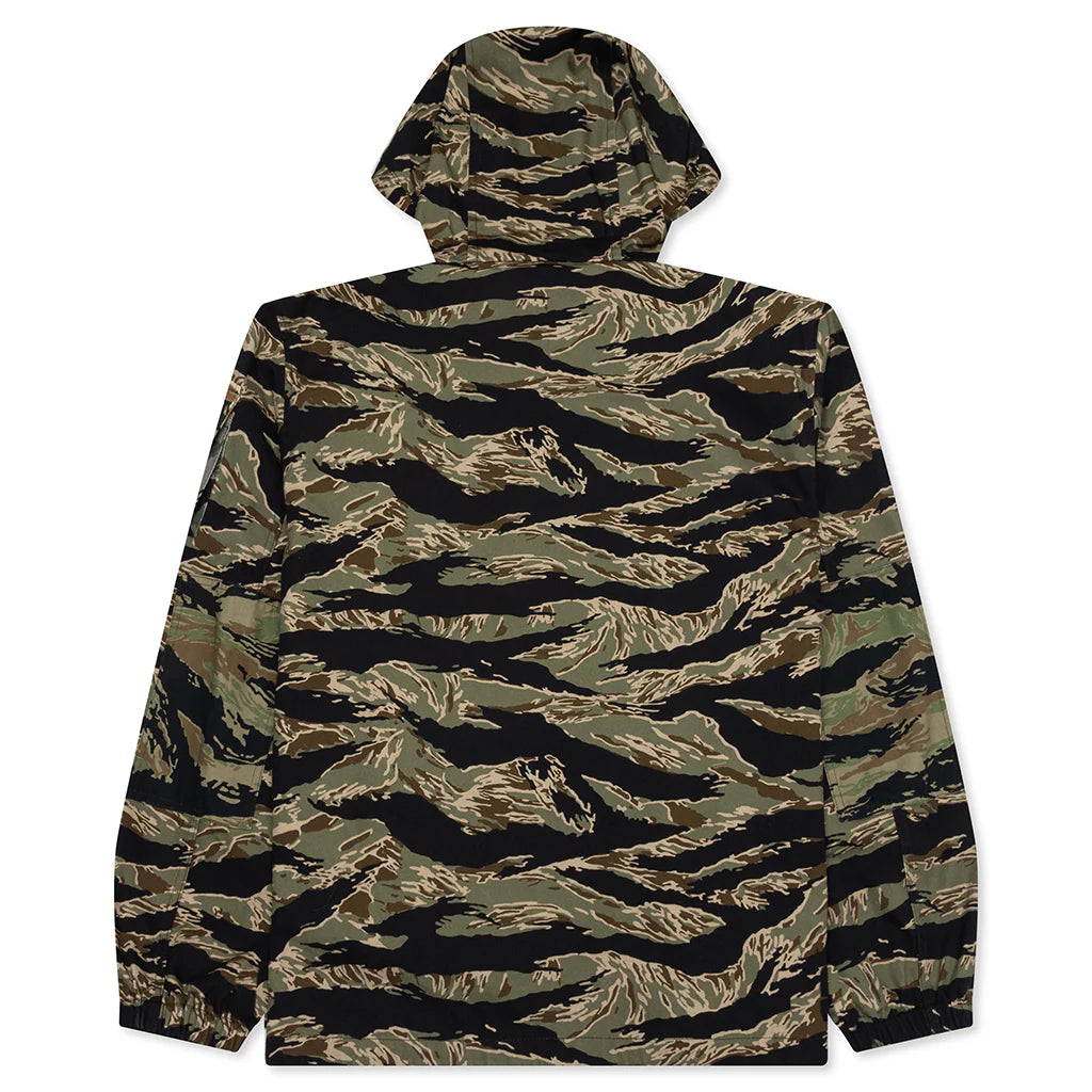 Camo Print Windbreaker Multicolored