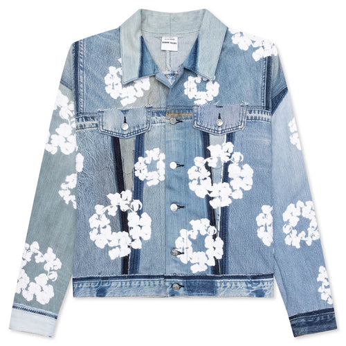 Readymade x Denim Tears CTN Wreath Track Jacket Blue
