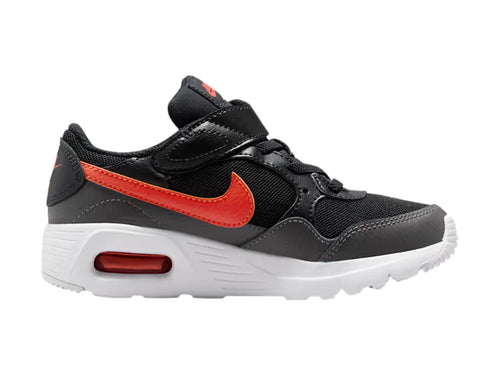 Tenis Nike Air Max SC Negro y Naranja para Niño