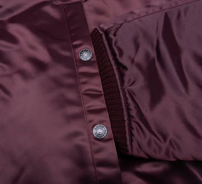 Technical Bomber Jacket Burgundy