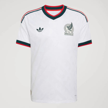 adidas Mexico Away Authentic Mens Soccer Jersey 2026 White