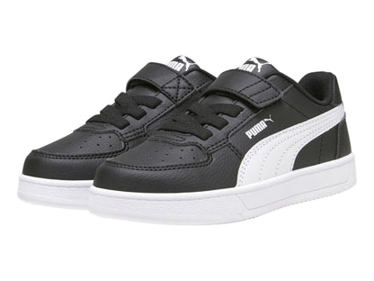Tenis Puma Caven 20 Negro con Blanco para Niño