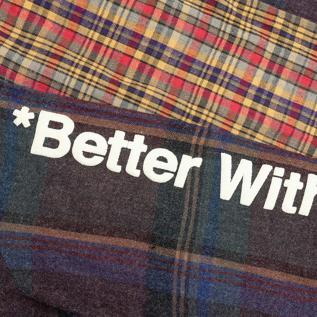 Re Tartan Flannel Shirt Multi
