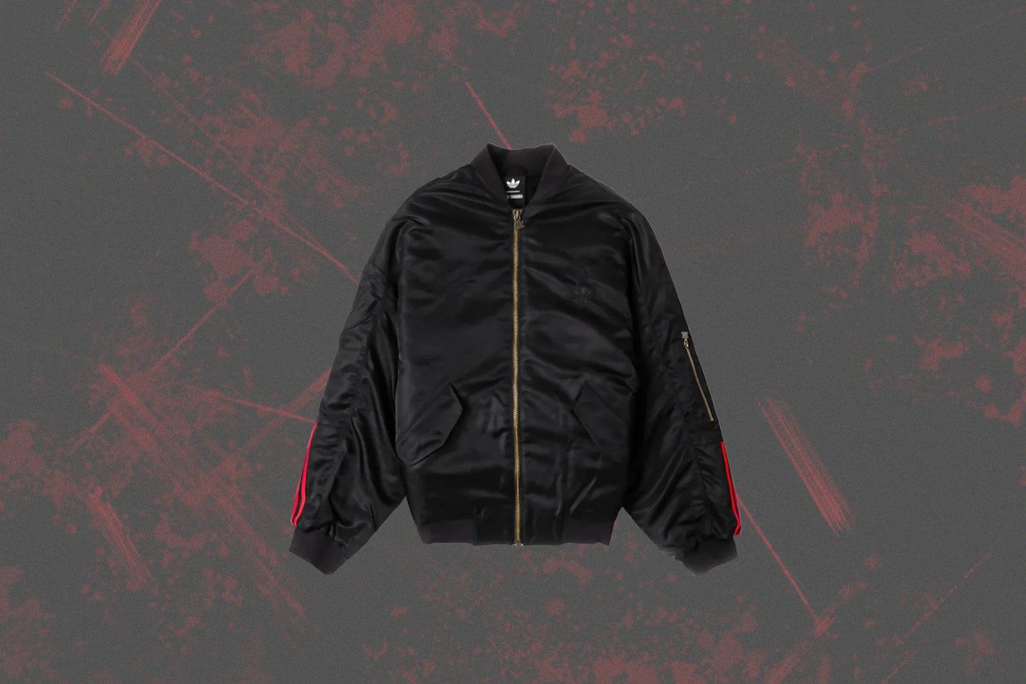 Adidas Originals x Willy Chavarria Satin Bomber Black
