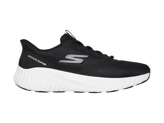 Tenis Skechers Go Run Now Negro y Blanco para Hombre