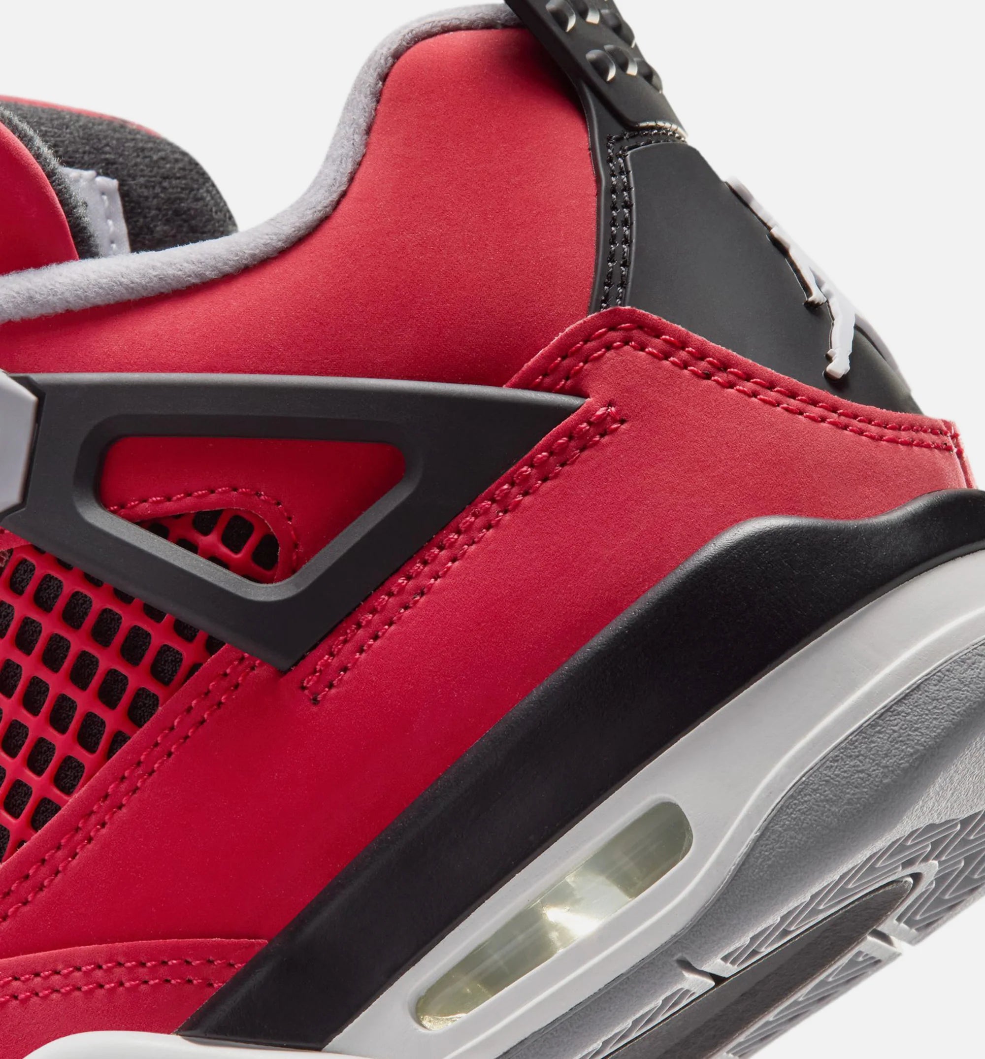 Air Jordan 4 Retro Toro Bravo Grade School Lifestyle Shoe Fire Red White Black Cement Grey Free Shipping