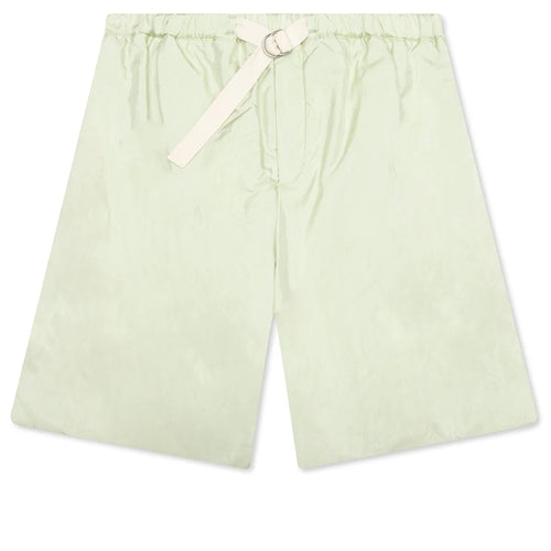 Belted Shorts Soft Pigment Green