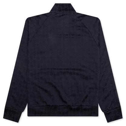 Vintage Full Zipped Tracksuit Sweatshirt Dark Blue