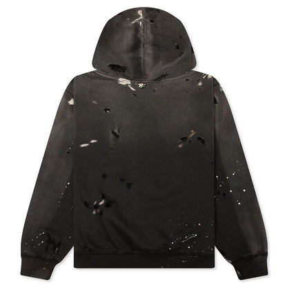 Luke Fleece Hoodie Black