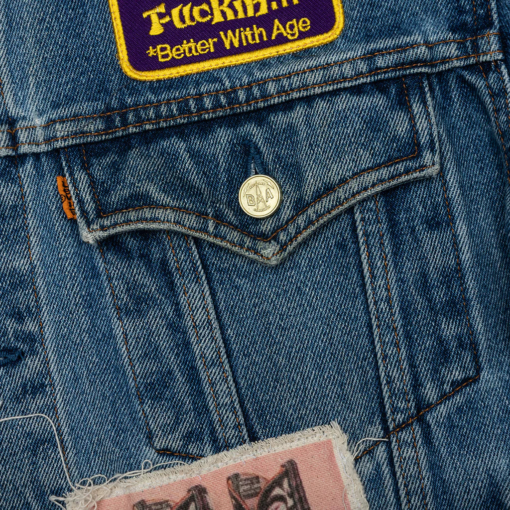 Portrait Denim Jacket Multi