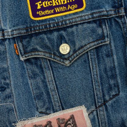 Portrait Denim Jacket Multi