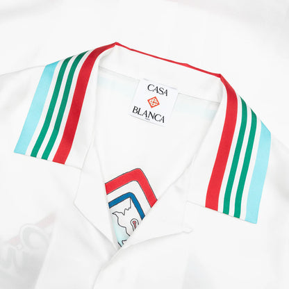 Short Sleeve Cuban Collar Shirt Casa Way World Series