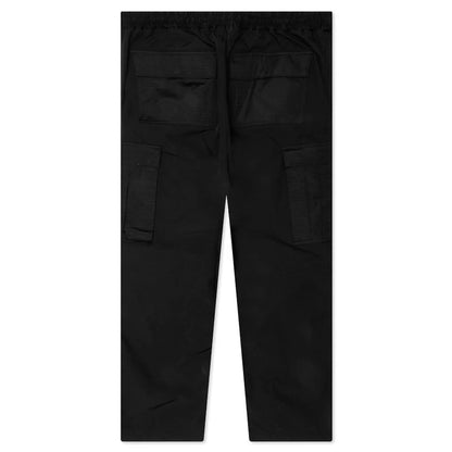 Nylon Cargo Pants Black