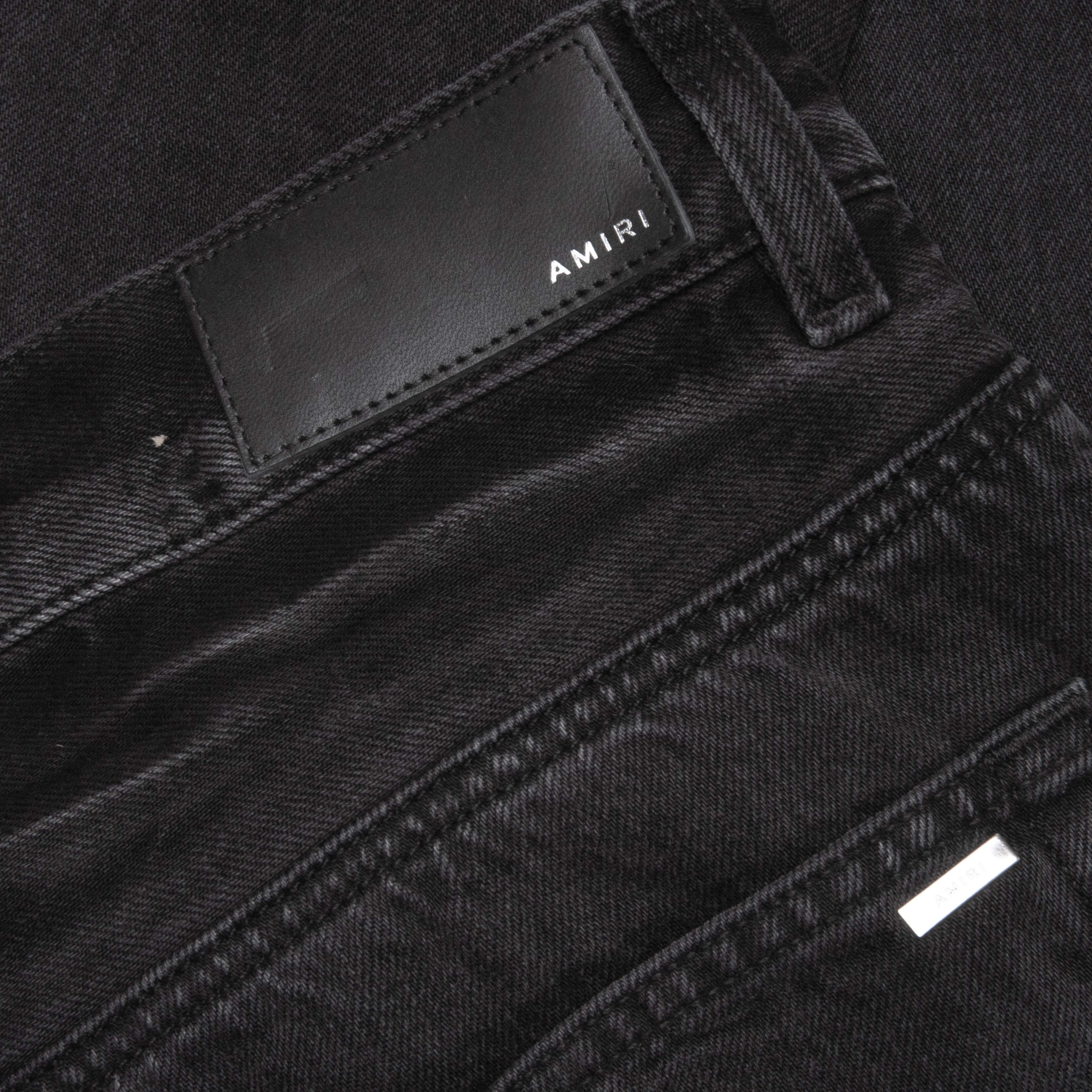 Release Hem Straight Jean Faded Black