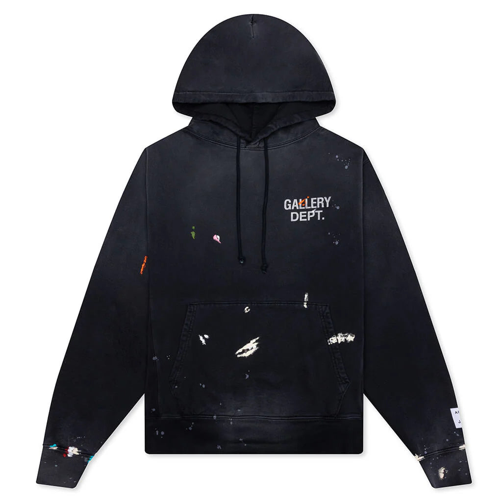 GD Paint Logo Hoodie Vintage Black