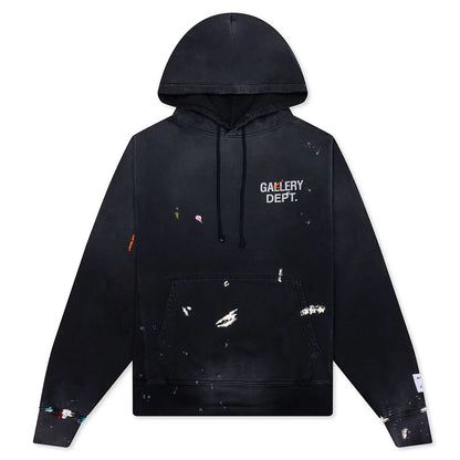 GD Paint Logo Hoodie Vintage Black