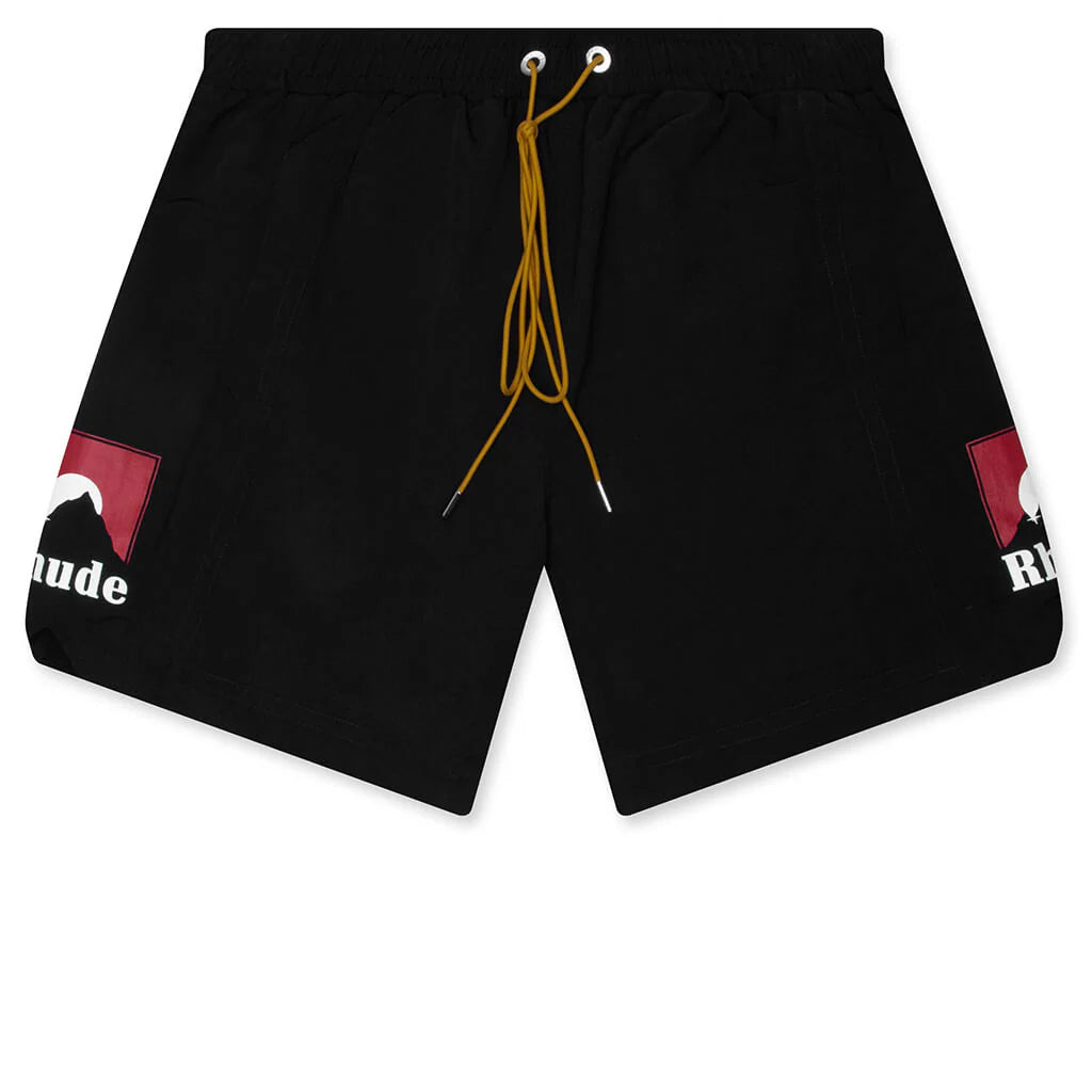 Moonlight Logo Short Black Red White