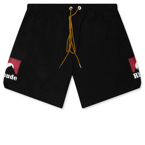 Moonlight Logo Short Black Red White