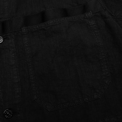 Lino Nylon Tela Field Jacket Black