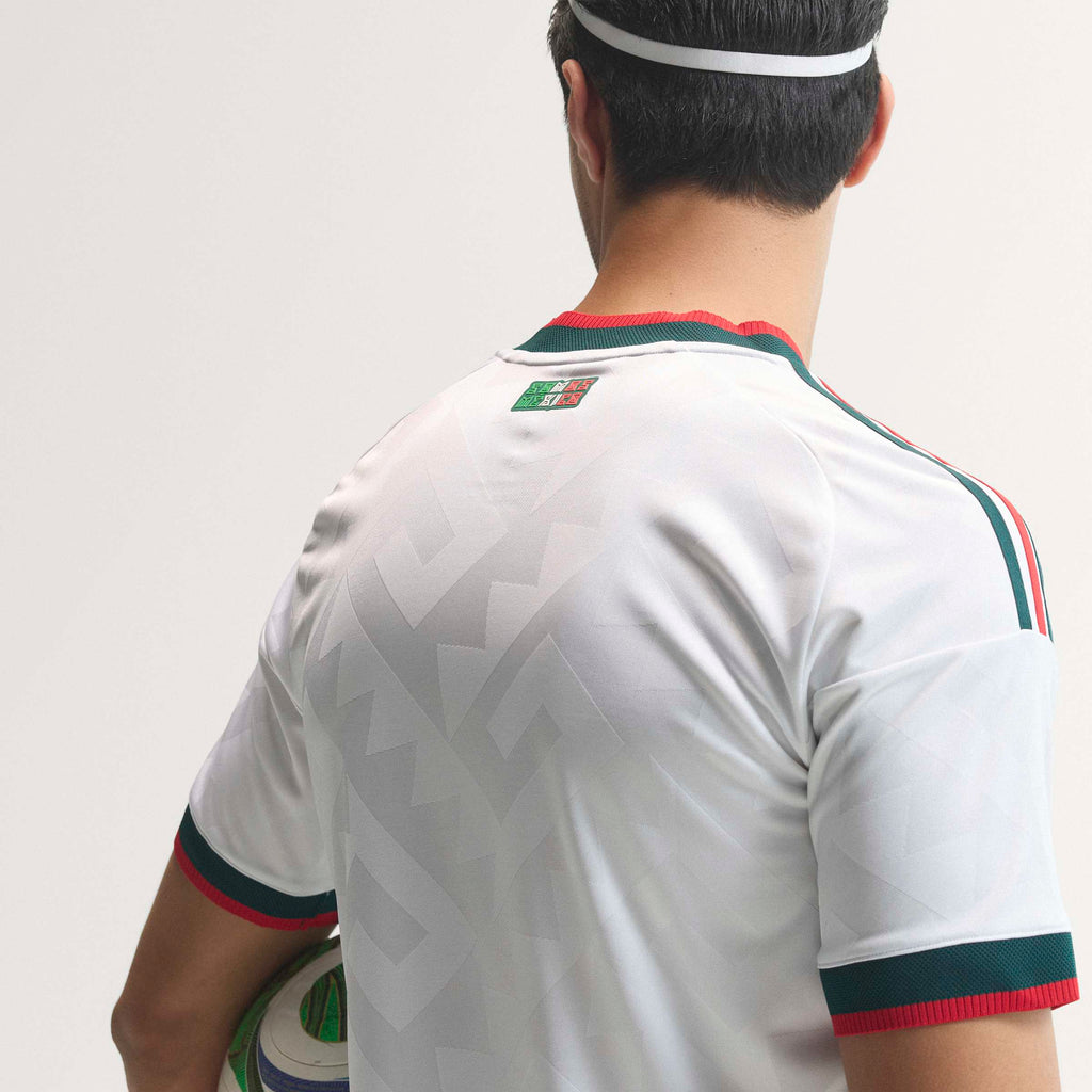 adidas Mexico Away Authentic Mens Soccer Jersey 2026 White