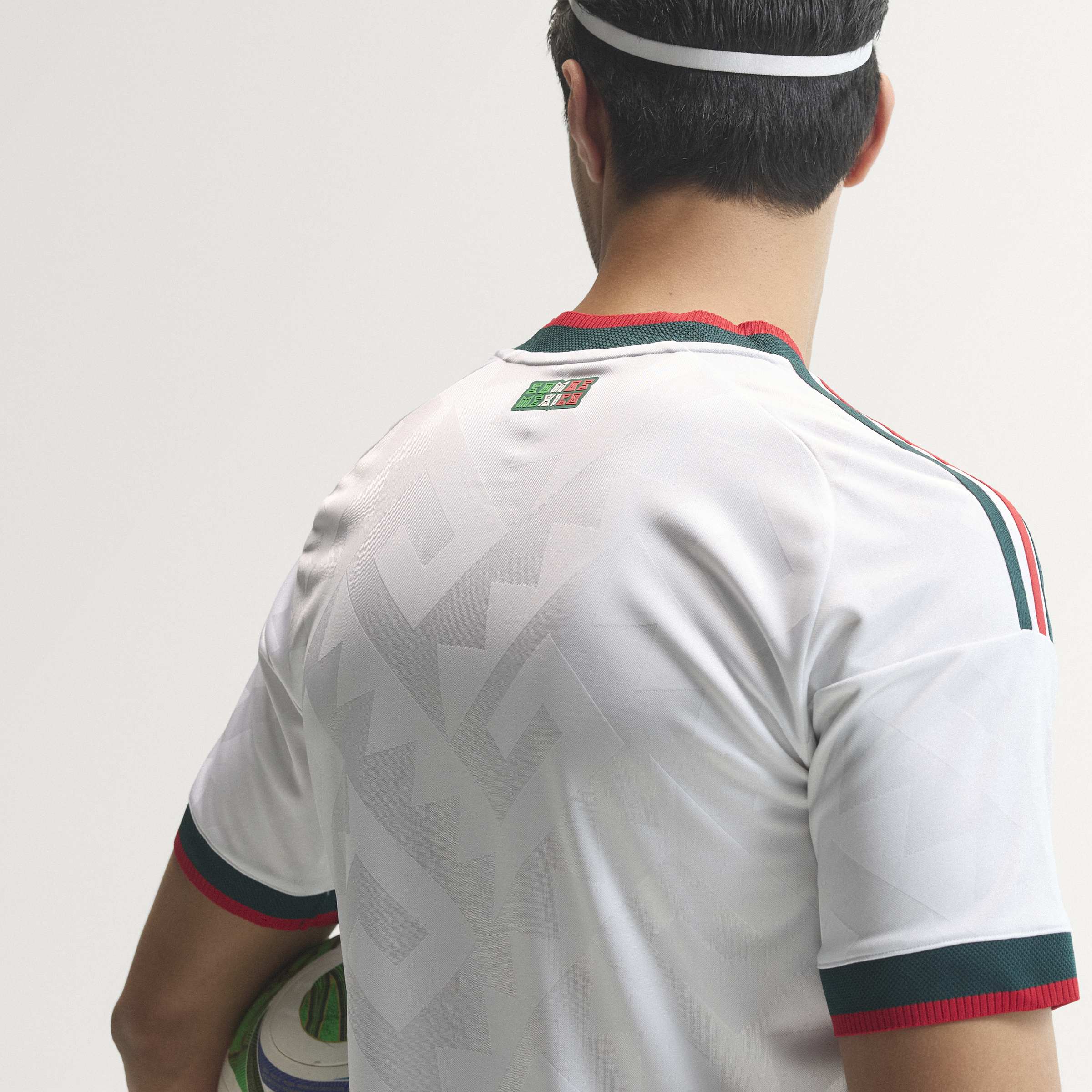 adidas Mexico Away Authentic Mens Soccer Jersey 2026 White