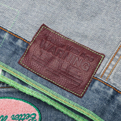Escapade Reversible Denim Jacket Blue