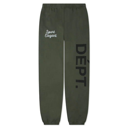 Team Dépt Sweatpants Faded Olive