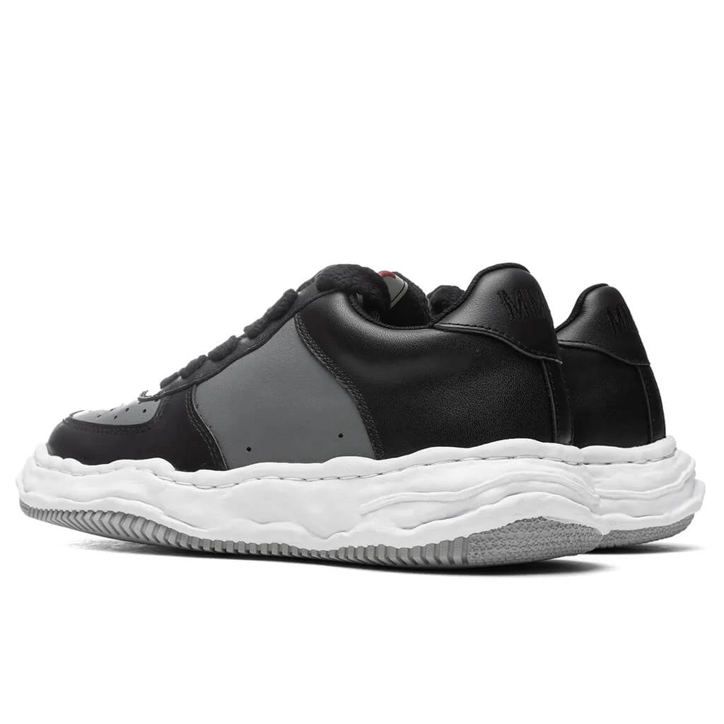 Wayne Low OG Sole Leather Sneaker Black Grey
