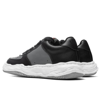 Wayne Low OG Sole Leather Sneaker Black Grey