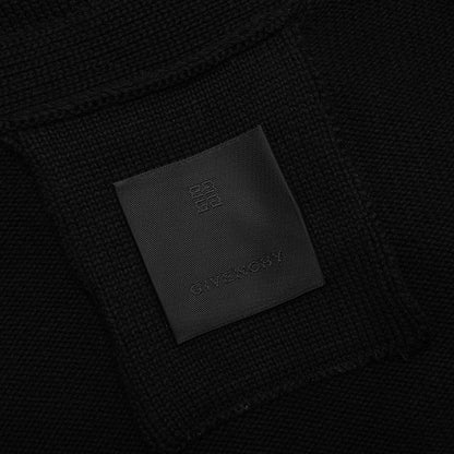 Star Embroidered 4G Logo Cardigan Black White