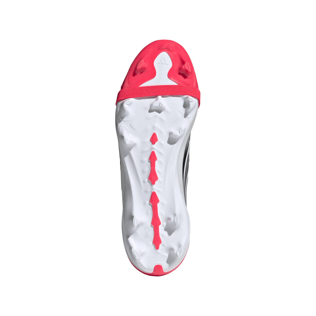 adidas Predator Elite Fold Over Tongue FG Firm Ground Youth Soccer Cleats Red Black White