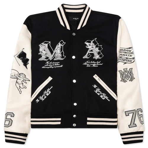 MA Angel Varsity Jacket Black